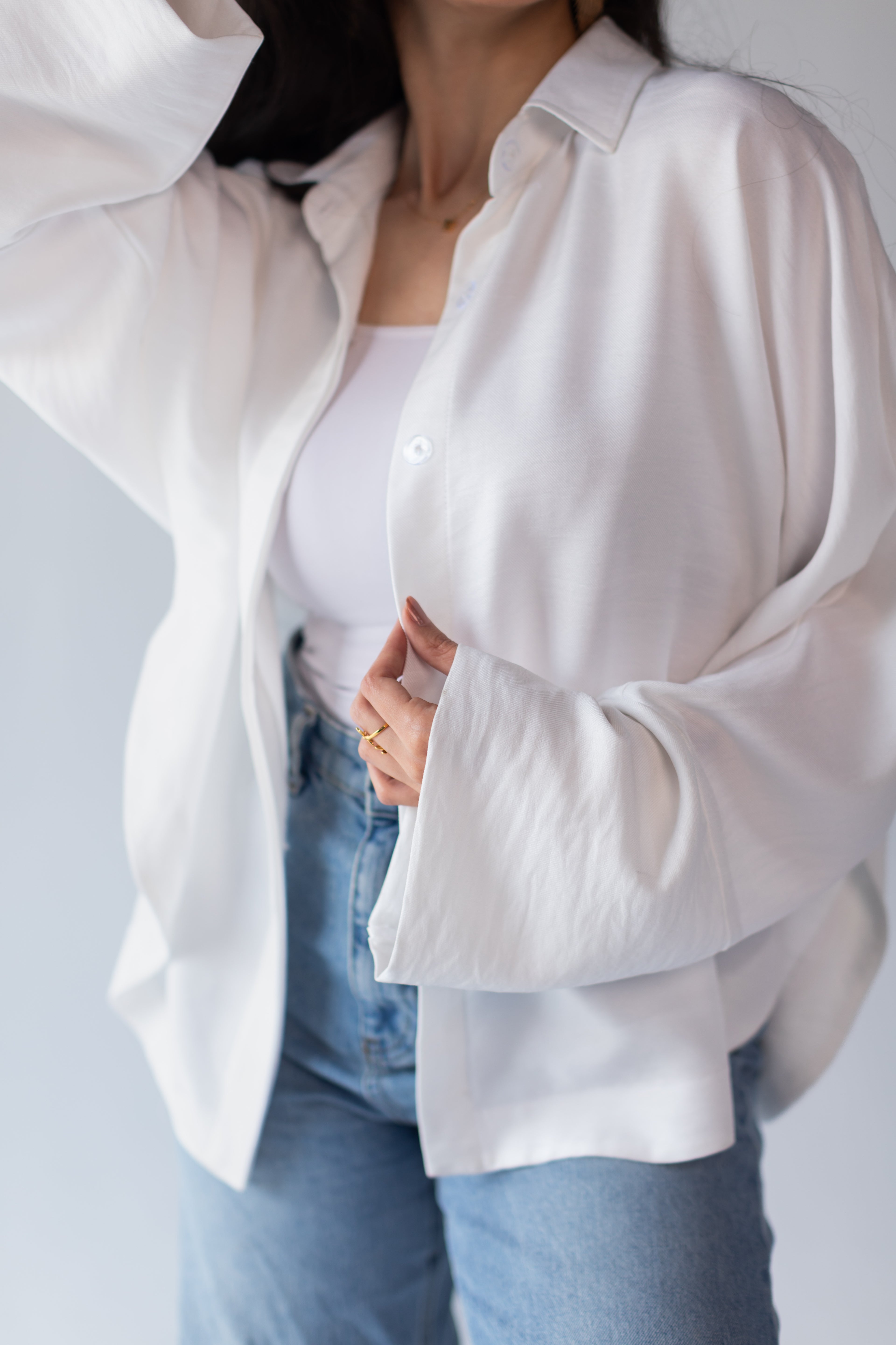 White Oversized Shirt